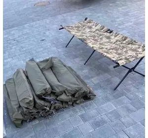 Армійське складне ліжко з чохлом